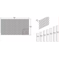 Heet gedempte gegalvaniseerde PVC -gecoate kettingschermingen